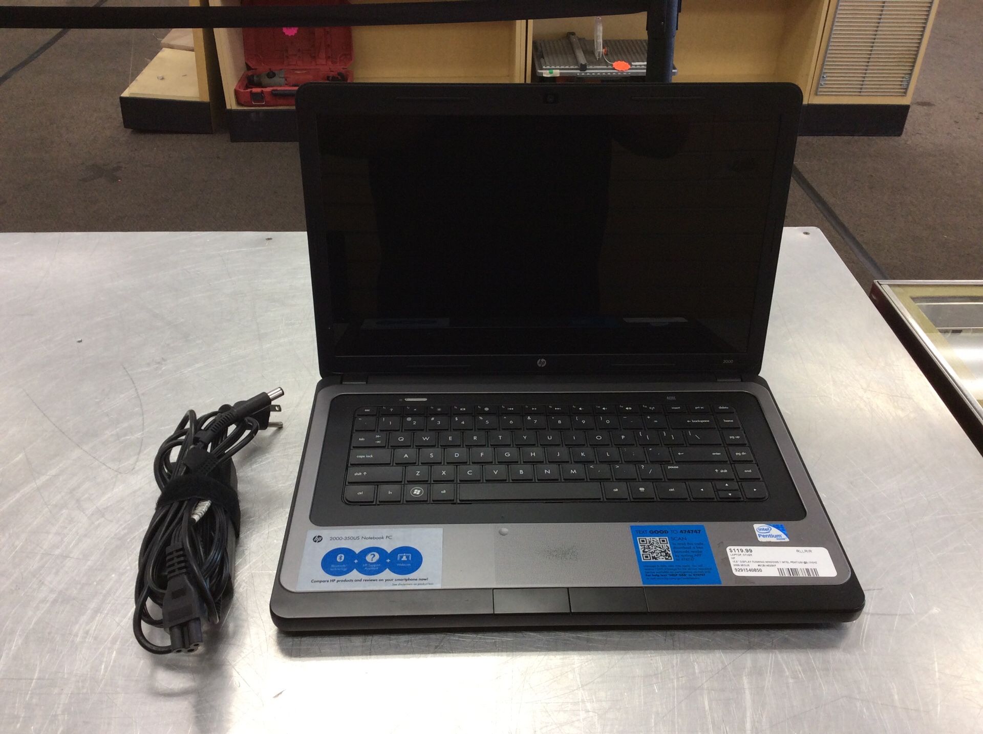 HP laptop notebook PC inventory code 929 154-0850