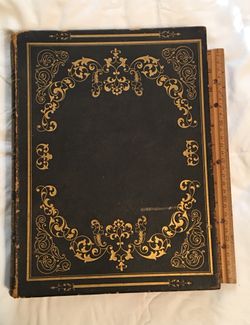 Rare Antique 1850’s Folio Leatherbound Book ITALY CLASSICAL HISTORICAL & PICTURESQUE