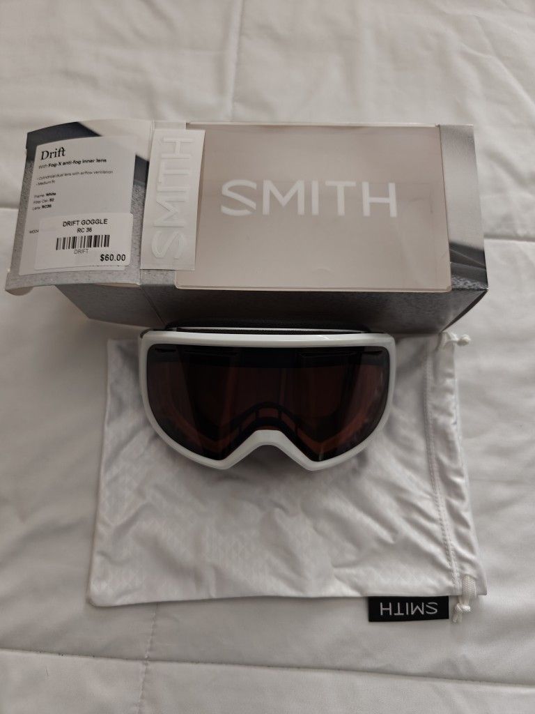 Smith Drift Women's Ski Goggles (M) - NEW