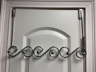 Over The Door Hanger. Chrome .