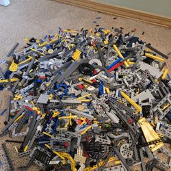 Two Bins Of Lego Technic Pieces