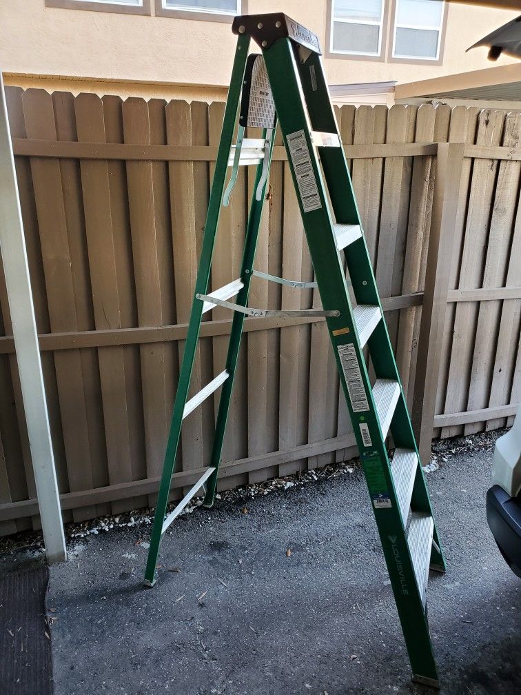 Louisville 7ft Aluminum Ladder.