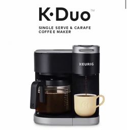 Keurig K-Duo Essentials Single Serve & Carafe Coffee Maker.