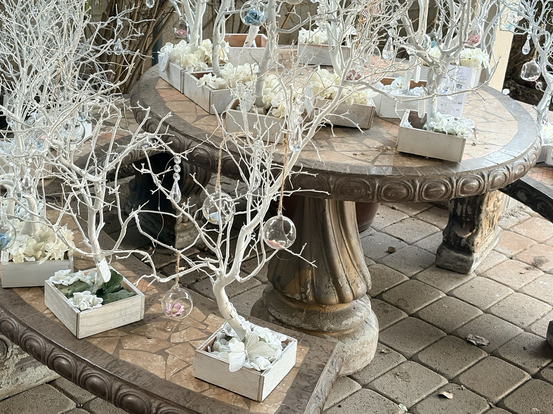 21 Tree Centerpieces , $210