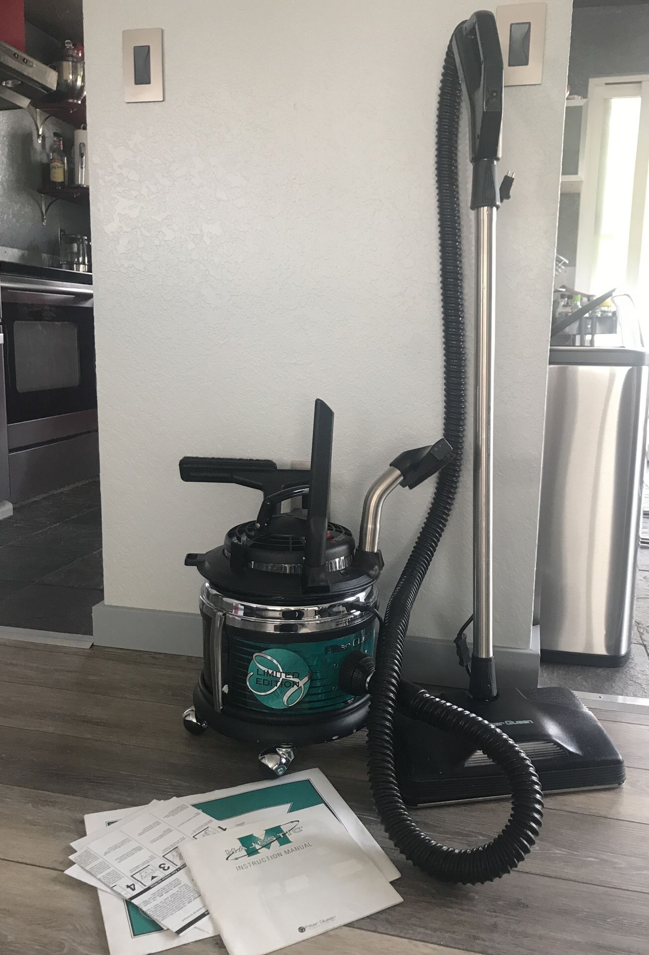 Filter Queen majestic canister vacuum limited edition all attachments!