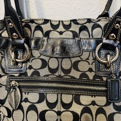 Coach Penelope Signature Carryall Shoulder Hand-Bag F14696