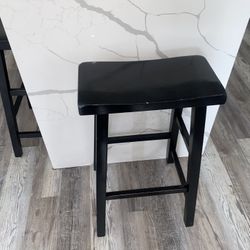 3 Black Bar Stool