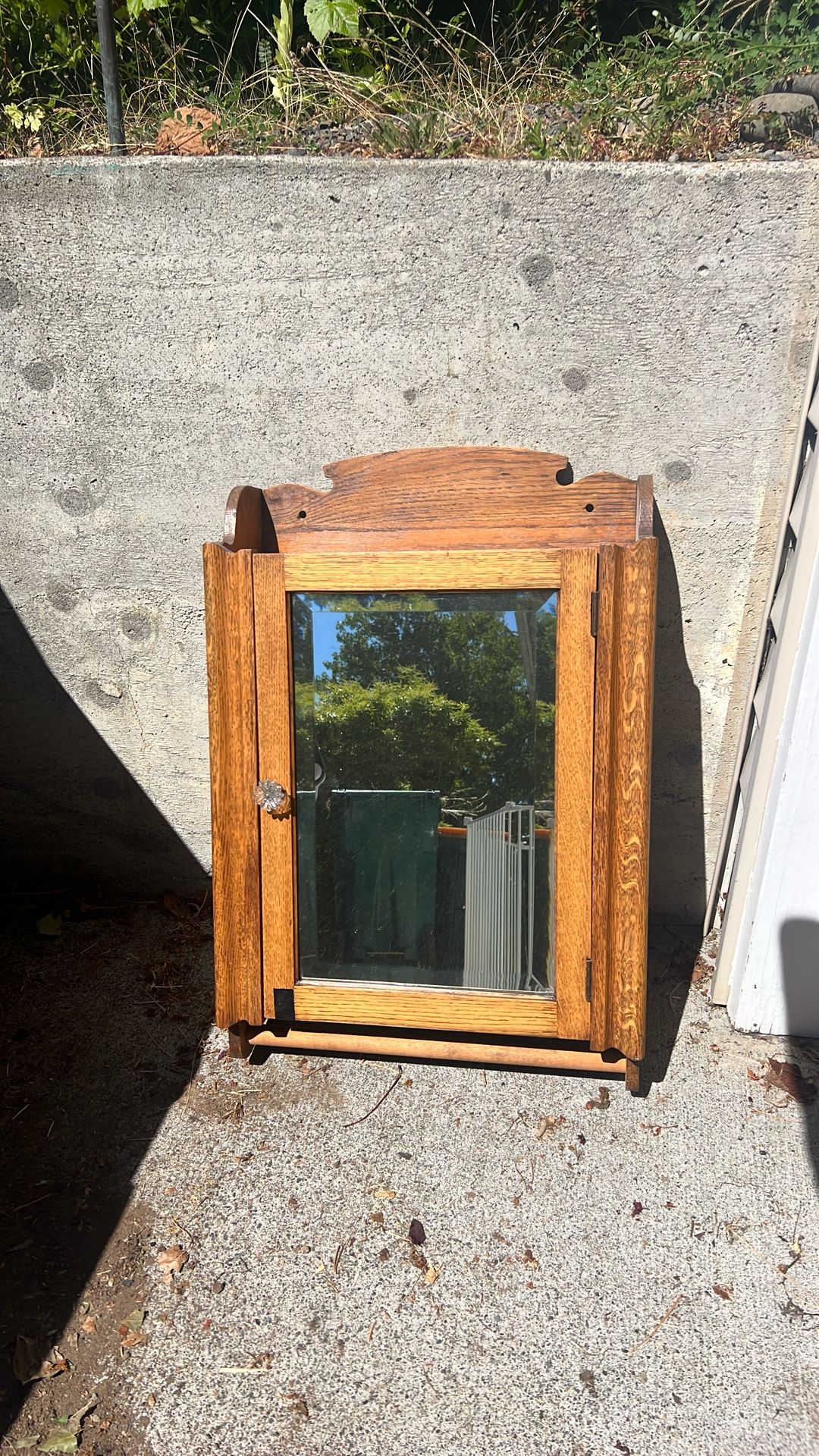 Medicine Cabinet -mirror/wood