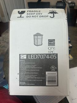 LED Wall Sconce with Black Finish
