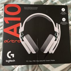 Astro A10 Gen2 Headset. White.