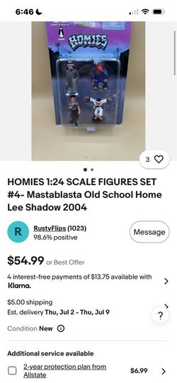 HOMIES set # 4 fair condition