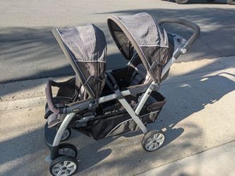 Cortina Together Double Stroller - Minerale