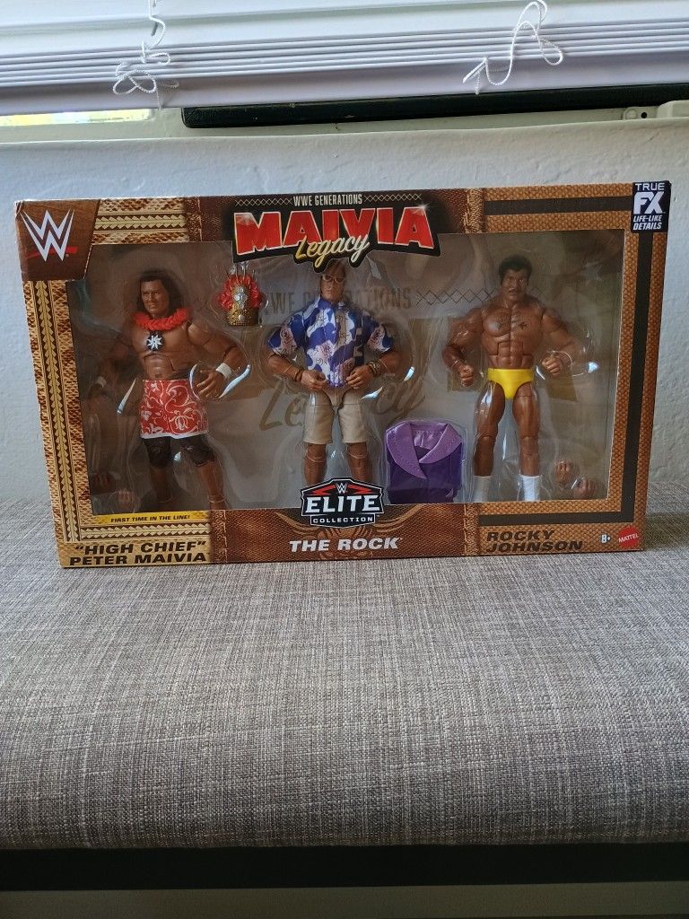 Wwe Wwf Wrestling Generations Maivia Legacy Elite Brand New