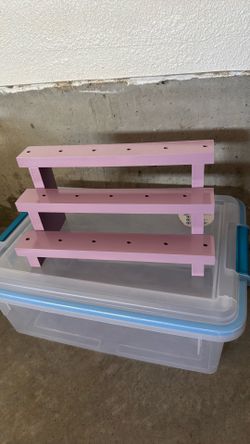 Lavender cake pop stand