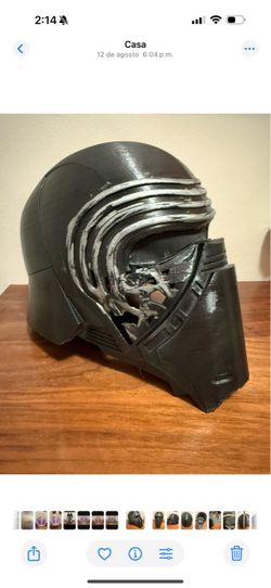 Star Wars Kylo Ren 3D Printed Helmet