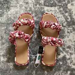 NWT Universal Thread Meg Knotted Slide Sandal