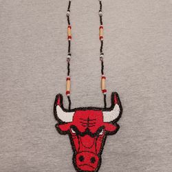 Native American Handmade Chicago Bulls Medallion 