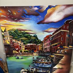 Artists proof - Stephanie St Clair- Colors Of Vernazza
