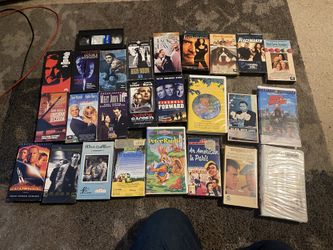 Assorted VHS tapes