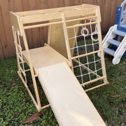 Wood Montessori Playground