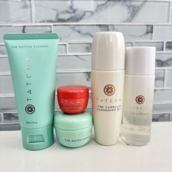 Tatcha Matcha Cleanse, Water Cream, Eye Brightening, Camellia, Essence