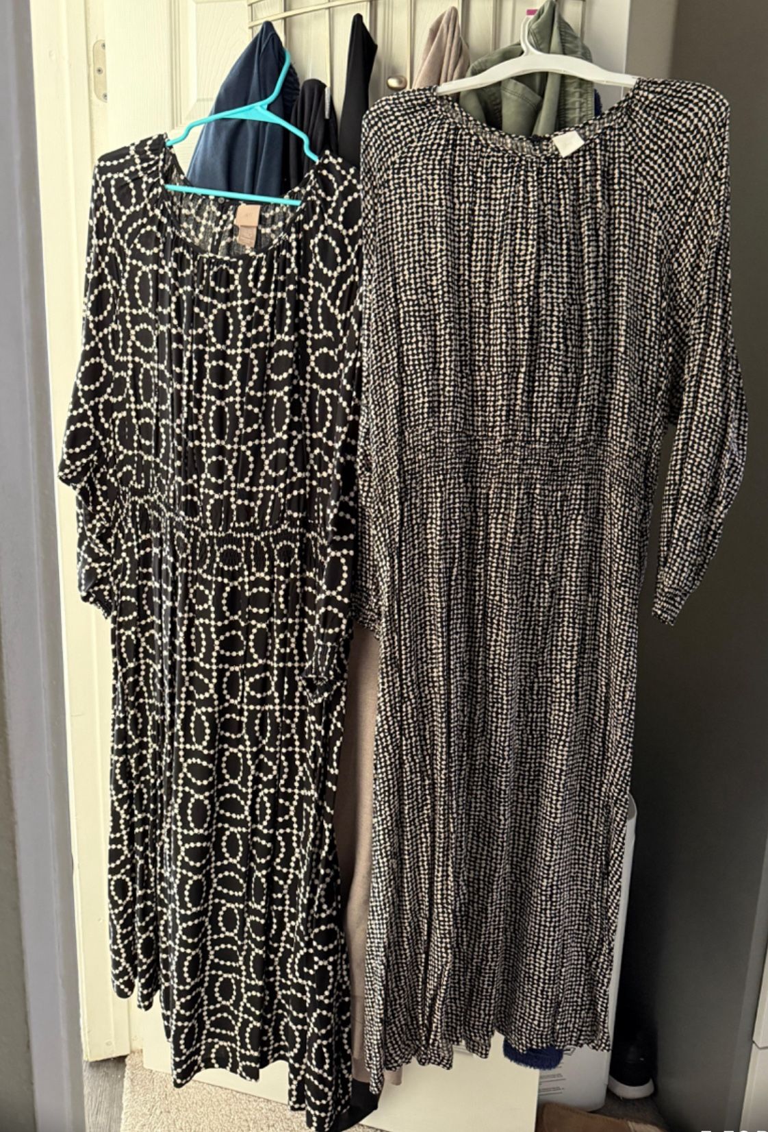 Long Sleeve Cotton Dresses 