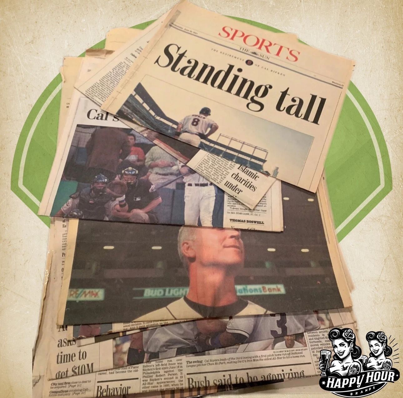Cal Ripken Jr Baltimore Orioles Newpaper Inserts 2131 Retirment MLB