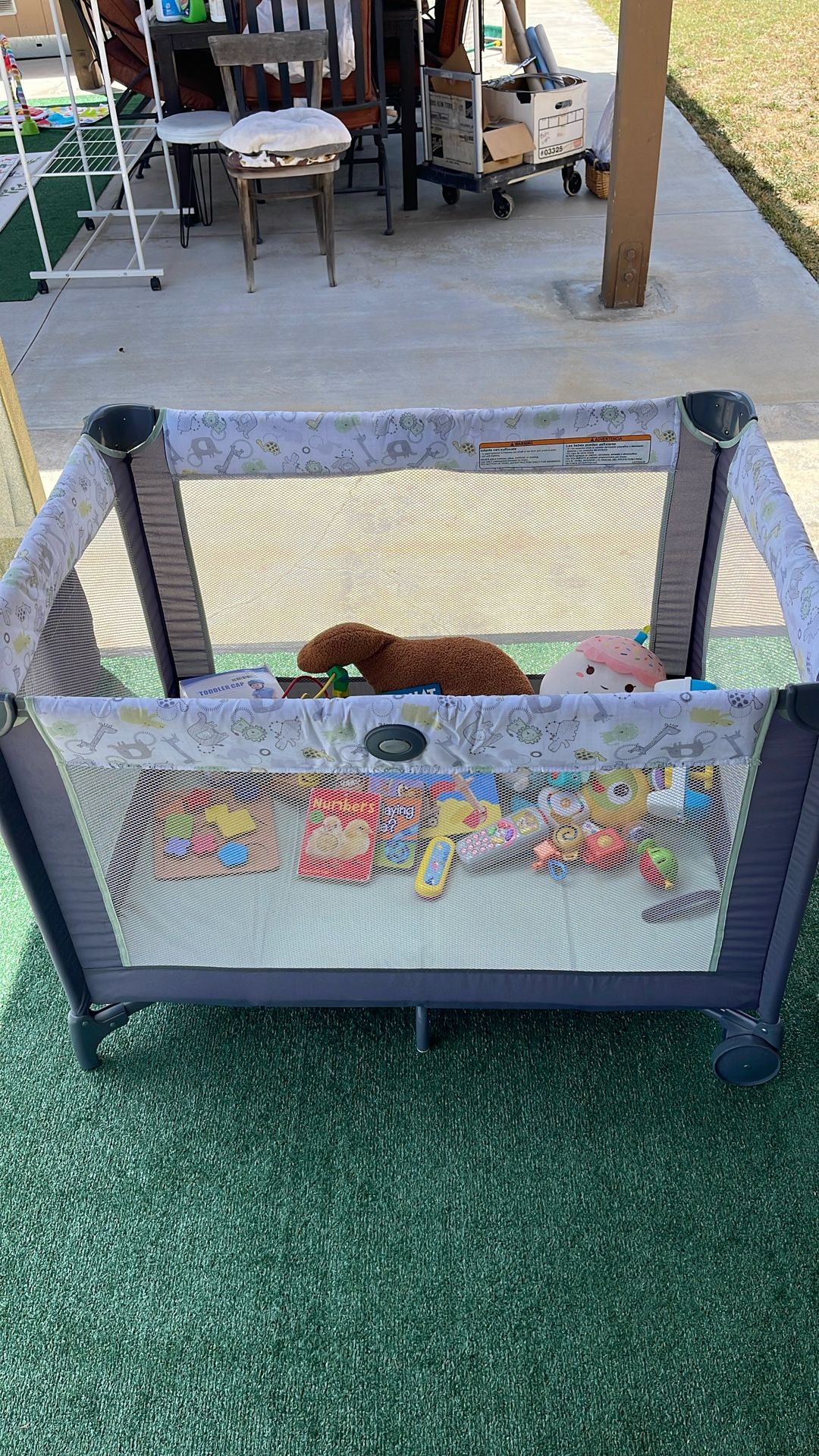 Kids Playpen With Toys