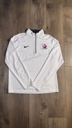 White Nike quarter zip size medium perfect condition