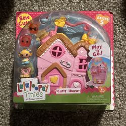 Lalaloopsy Tinies Curls' House Playset Play n Go Exclusive Characters NEW