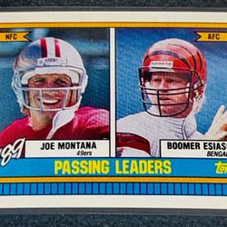 Joe Montana/Boomer Esiason Passing Leaders 1990