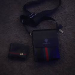 gucci bag with wallet lmk firm on price 