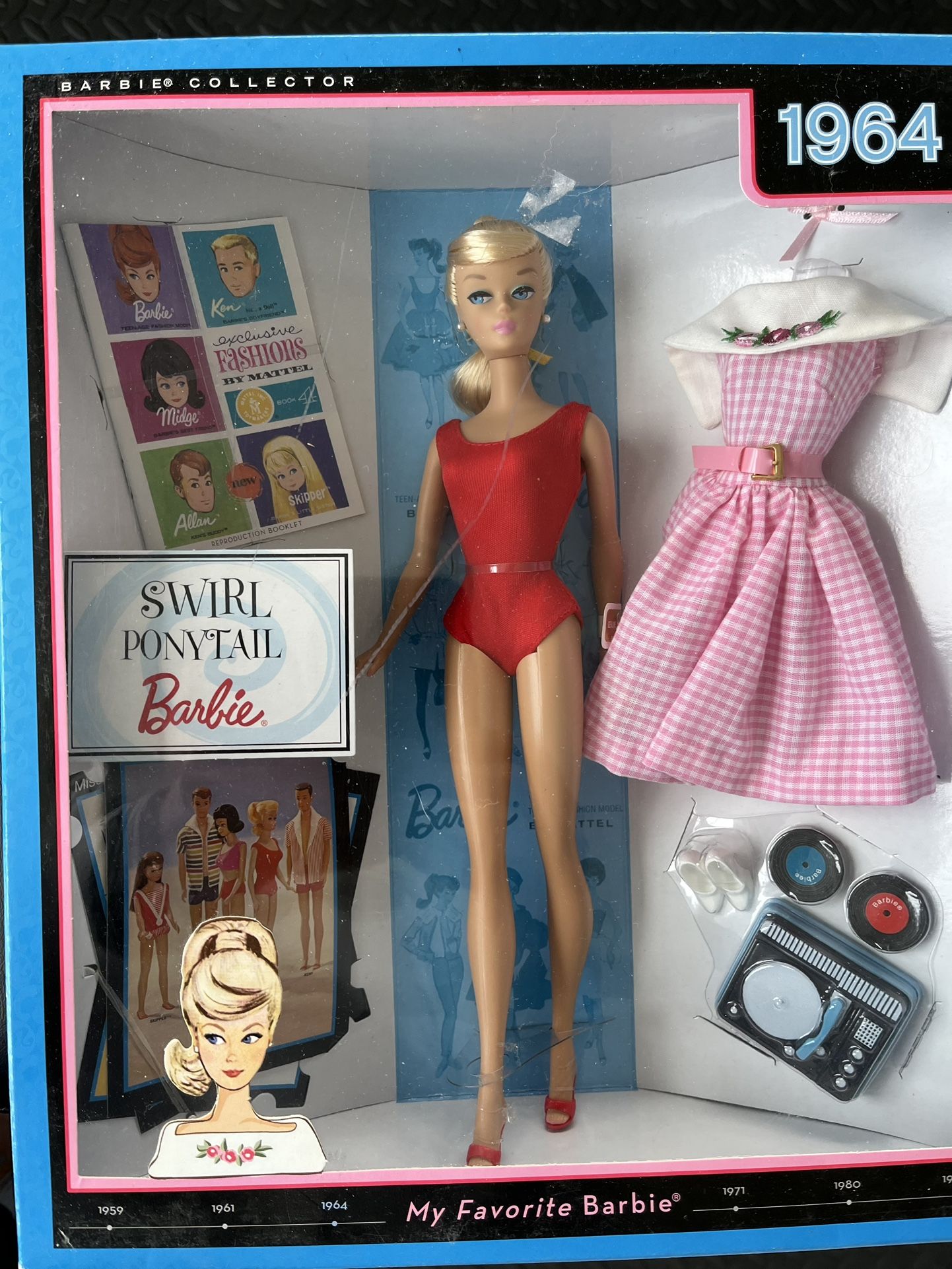 Swirl Ponytail Barbie Doll 1964
