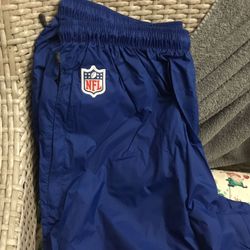 Nike Nfl  Storm Fit On Field Apparel Rain Pants And Pull over jacket with half zipper Blue Men