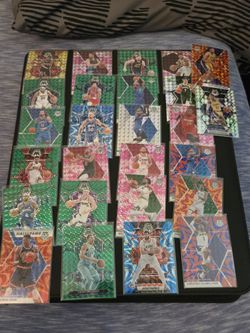 NBA color card lot