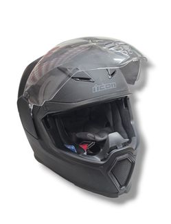 Icon Airflite Dark Rubatone Helmet Matt Black Size L