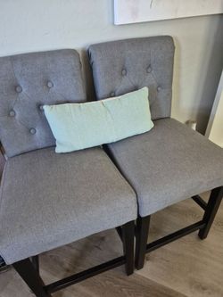 2 high top chairs