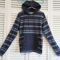 AMERICAN RAG Men's Cotton Long Sleeve Hooded Top, Blue Size M, Pre-owned 