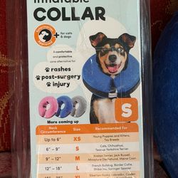 Small Inflatable Post Surgery/Procedure Dog/Cat Collar
