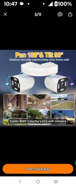 Security Camera 2 In One Sensor