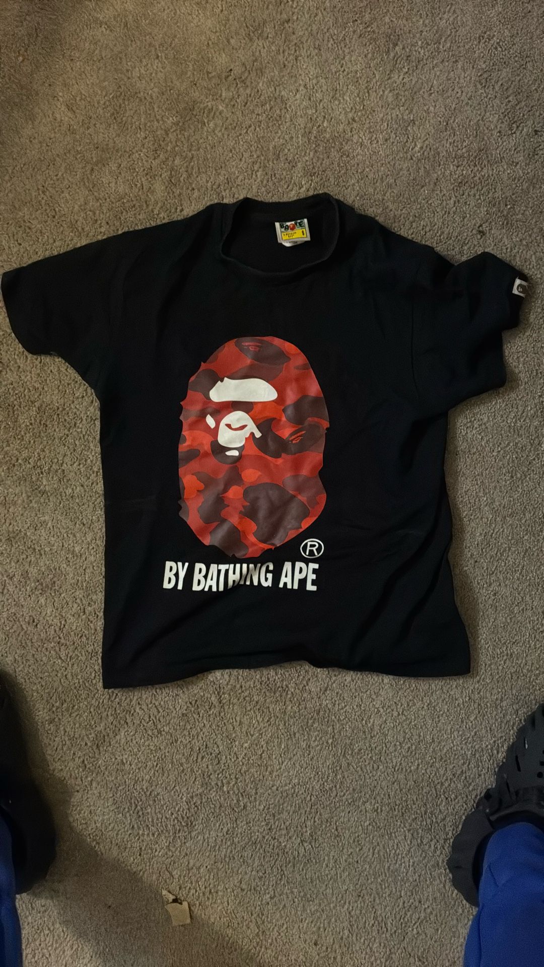 Size Small Bape Shirt Red