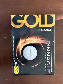 Pinnacle Gold Distance Golf Balls 12-Pack