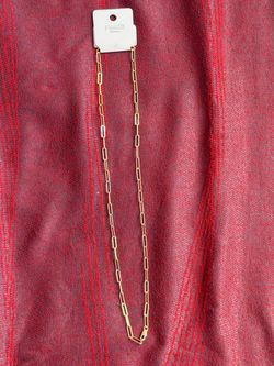Paperclip necklace 20% silver