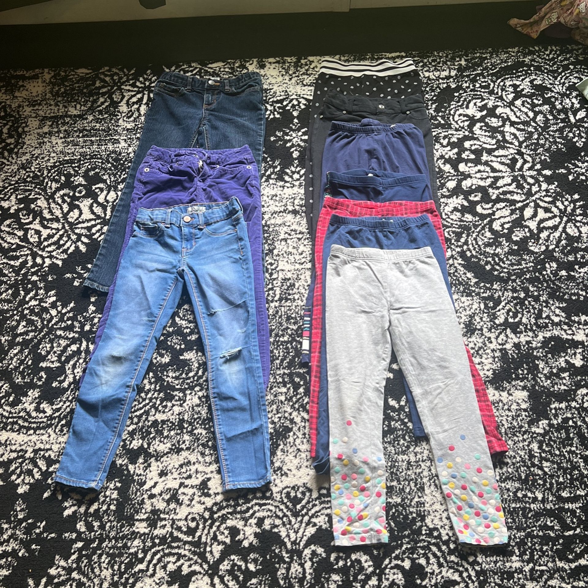 Size 7 Girls Jeans And Leggings $1 Each