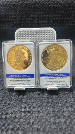 2012 issue year Gold replica coins