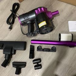Corded Handheld Vacuum Cleaner – Powerful Suction, Multi Attachments/Aspiradora de mano con cable – potente con accesorios 