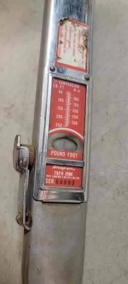 Snap-on 1/2" Drive Torque Wrench TQFR250C