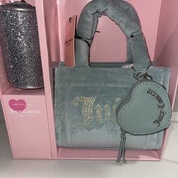 Juicy Couture Mini Velour Tote Bag