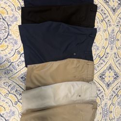 Big Men’s Haggar Cool 28 PRO shorts Size 48”  6 Pieces