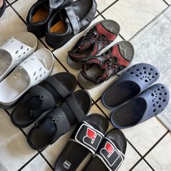 Men’s Shoes & Sandals – Size 9.5 – Reebok, Nevados, Russell, Earth Spirit – $3 Each / $11 All